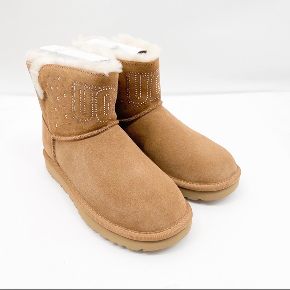 UGG W CLASSIC GEM MINI BOOT - Picture 4 of 16